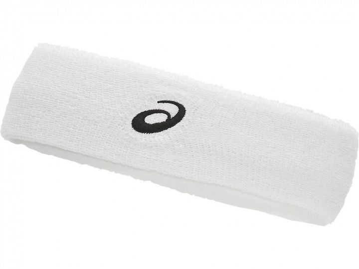 Asics Performance Head Band White Performance Black